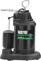 Wayne 1/3 HP with Vertical Float Switch Thermostatic Pump
