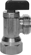 Dahl 1/2" FPT Boiler Drain Mini Ball Valve with Red Handle