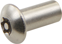 Stainless Barrel Nut 10-24 x 1/2" T-27 Pin / 6 Lobe 100 Pack