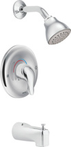 Moen Chateau™ Posi-Temp® Chrome Tub Shower Trim With Diverter Spout, Shower Head, Arm And Flange (2.5 gpm)