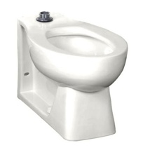 American Standard Bowl Only, Wall Outlet, Top Spud, Integral Seat, 1.28 GPF to 1.6 GPF