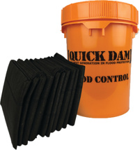 Quick Dam Grab & Go Bucket Kit 10 - 5' Barriers