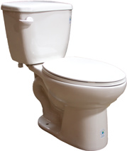Avora White Elongated Toilet Bowl 1.28Gpf