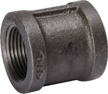 1/2" Left/Right Malleable Couplings