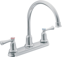 CFG Cleveland Faucet Group Two Handle High Arc 8" Kitchen Faucet