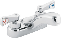 Moen M-Dura™ Two-Handle Lavatory Faucet with Lever Handles