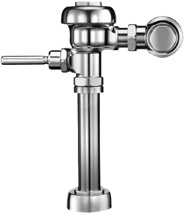 Sloan Exposed Water Closet Flush Valve, For Floor Mounted Or Wall Hung Top Spud Bowls, 1.28 GPF