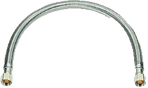 Flow Master 3/8" Compression X 3/8" Compression X 36" Stainless Steel Braided Supply