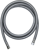 Flow Master 1/4" Compression X 1/4" Compression X 5' Stainless Steel Braided Supply