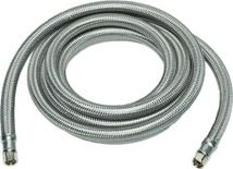 Flow Master 1/4" Compression X 1/4" Compression X 10' Stainless Steel Braided Supply