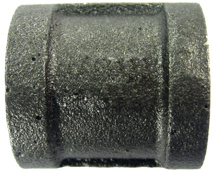 1/2" Black Malleable Coupling