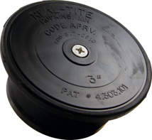 Real-Tite 3" Pinned Security Cleanout Plug