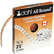 Copper Pipe Strapping 1/2" X 25' Roll 22 Gauge