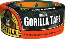 Gorilla Black 2" x 35 Yards Heavy-Duty Duct Tape