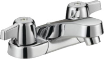 4" Center Lavatory Faucet Less Pop Up Drain