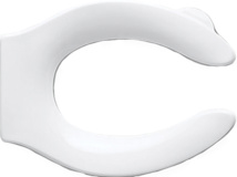 Kohler® Stronghold® Elongated Toilet Seat With Integrated Handle and Check Hinge