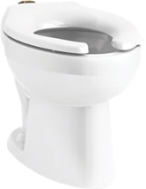 Kohler Welcomme Ultra 1.1 - 1.6 Gpf Top Spud Toilet Bowl With  Bp Lugs & Antimicrobial Surface