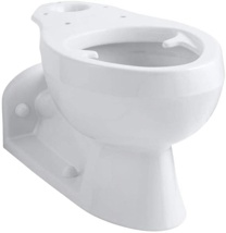 Kohler Barrington™ Elongated Bowl with Pressure Lite® Flushing Technology, Less Seat