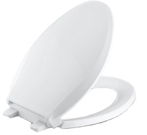 Kohler Cachet White Elongated Toilet Seat With Cover