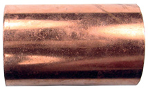 1/4" Wrot Copper Slip Coupling