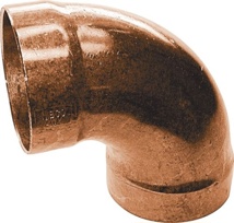 1-1/2" DWV Copper 90˚ Elbow