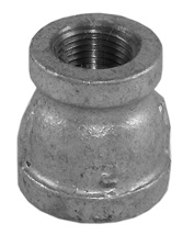 1/2" x 3/8" Galvanized Malleable Bell Reducer