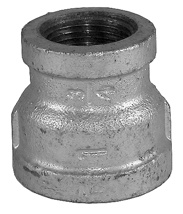1" x 3/4" Galvanized Malleable Bell Reducer
