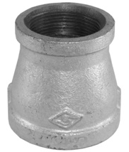 2" x 1-1/2" Galvanized Malleable Bell Reducer
