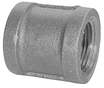 1/8" Black Malleable Coupling