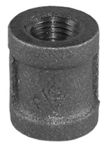 1/4" Black Malleable Coupling