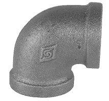 3/4" Black Malleable 90° Elbow