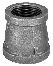 1-1/2" x 1-1/4" Black Bell Reducer, FPT x FPT