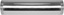 Tubular Threaded Tailpiece 1-1/4" X 12" TBE, Chrome, 17 Gauge