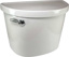 American Standard Tank, Left Hand Trip Lever With Lid, 1.28 GPF, White